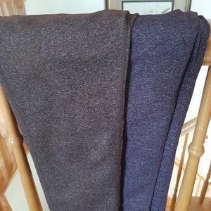 Set of 2 leggings (Brown and Purple)